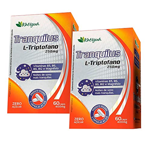 Tranquilus L-Triptofano - 2 unidades de 60 Cápsulas - Katiguá