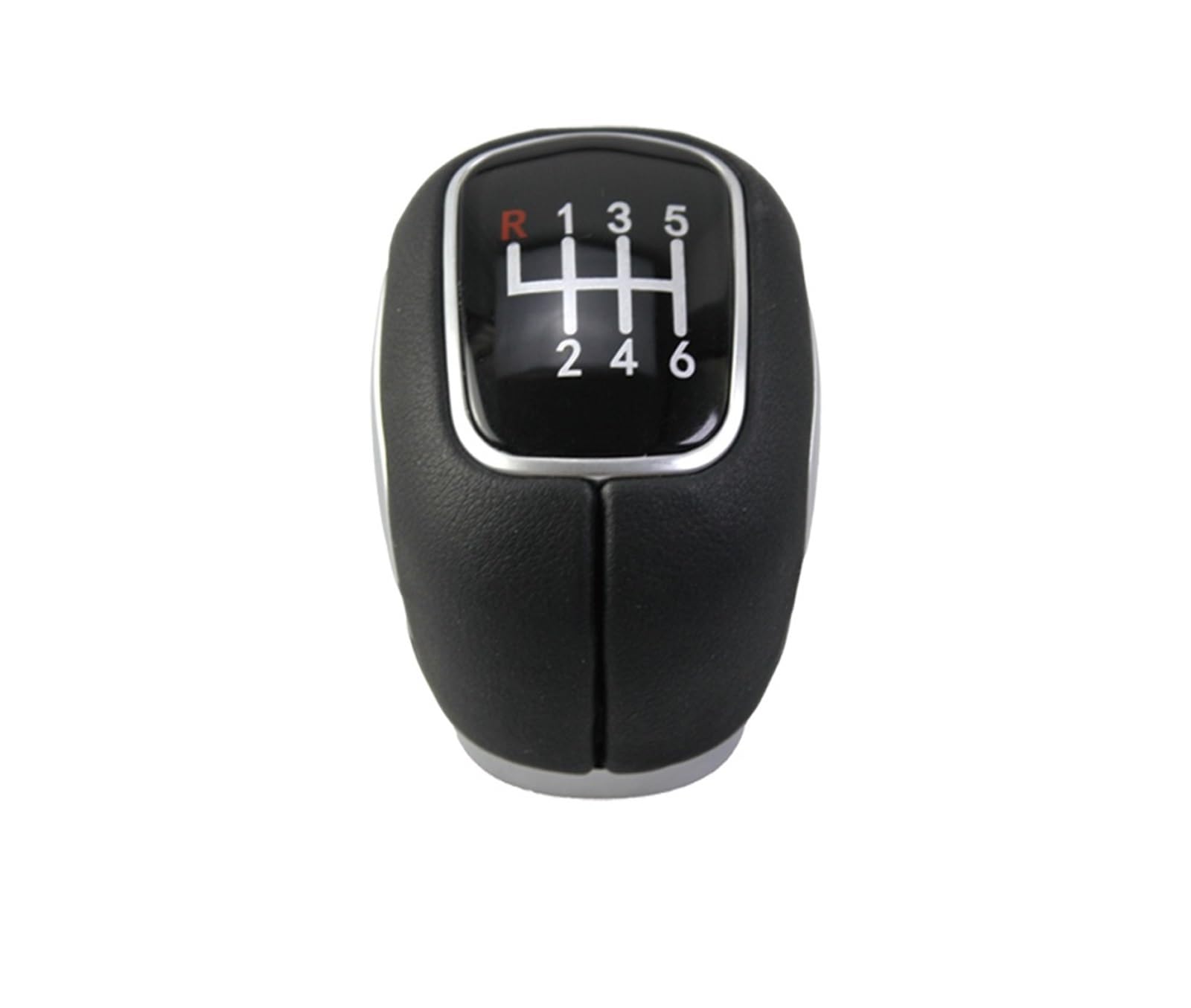 Ouvecr 6 Speed-Red 12Mm Car Shift Gear Knob Handle For Chevrolet For Chevy For Cruze 2009-2015 Car 5/6 Speed Manual Gear Shift Knob Lever Headball Gear Shift Cover(6 Speed-Red 12Mm)