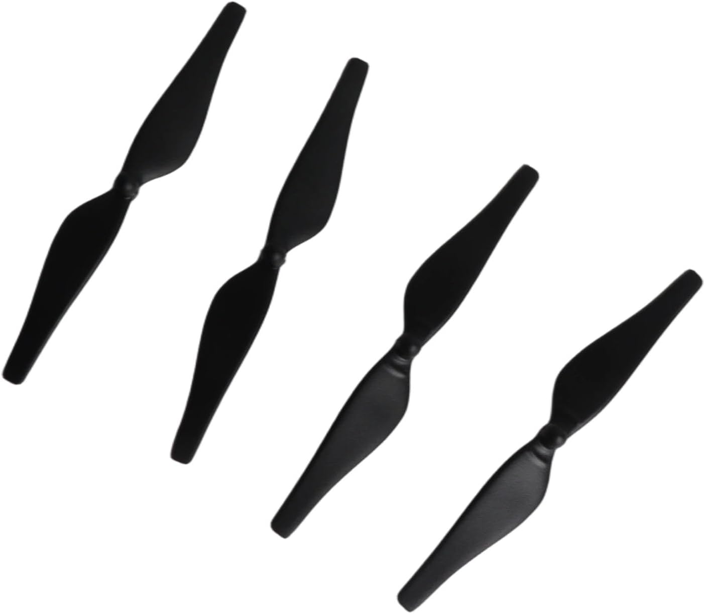 RC Drone Blade Propeller, 2 Pairs Carbon Fiber Quick Release Propeller Set for Tello Drone Quadcopter(black)
