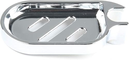 Miniatura 5 de 2 jaboneras ajustables con riel de ducha deslizante, soporte de baño liso