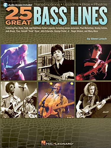 25 Great Bass Lines Transcriptions | Lessons | Bios | Photos | Book/Online Audio