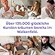 Wolkenfeld Bettwäsche 135X200 4 teilig Bettwäsche Set grau anthrazit - Oeko-Tex Zertifiziert - 2X Bettbezug 135x200 + 2X Kissenbezug 80x80