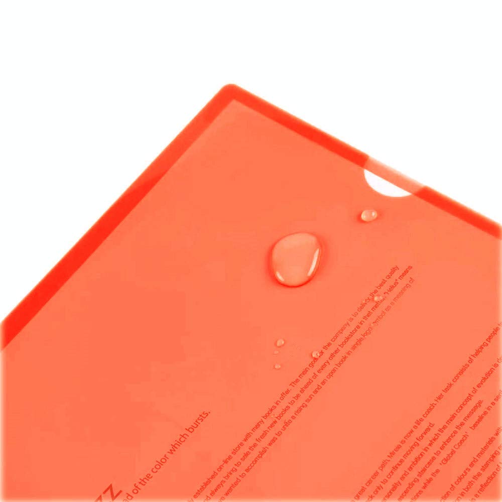 Red Transparent Folder Red Plastic Folder