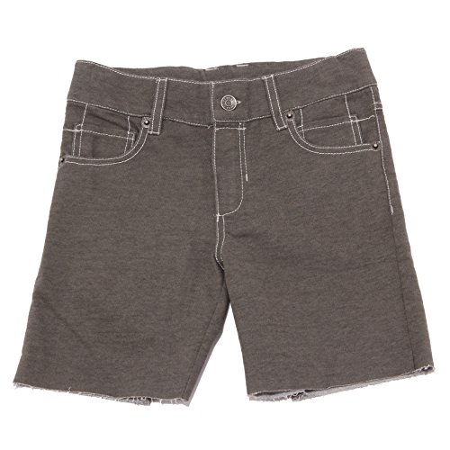 Bermuda felpa bimbo gris foncé short en coton molletonné