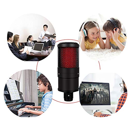 Microphone pour broadcasting et enregistrement sur PC portable 3.5mm