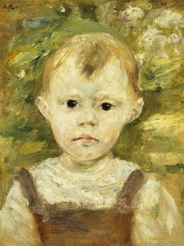 Toile peinture murale Pierre Auguste Renoir portrait garçon décoration salon 60x90cm
