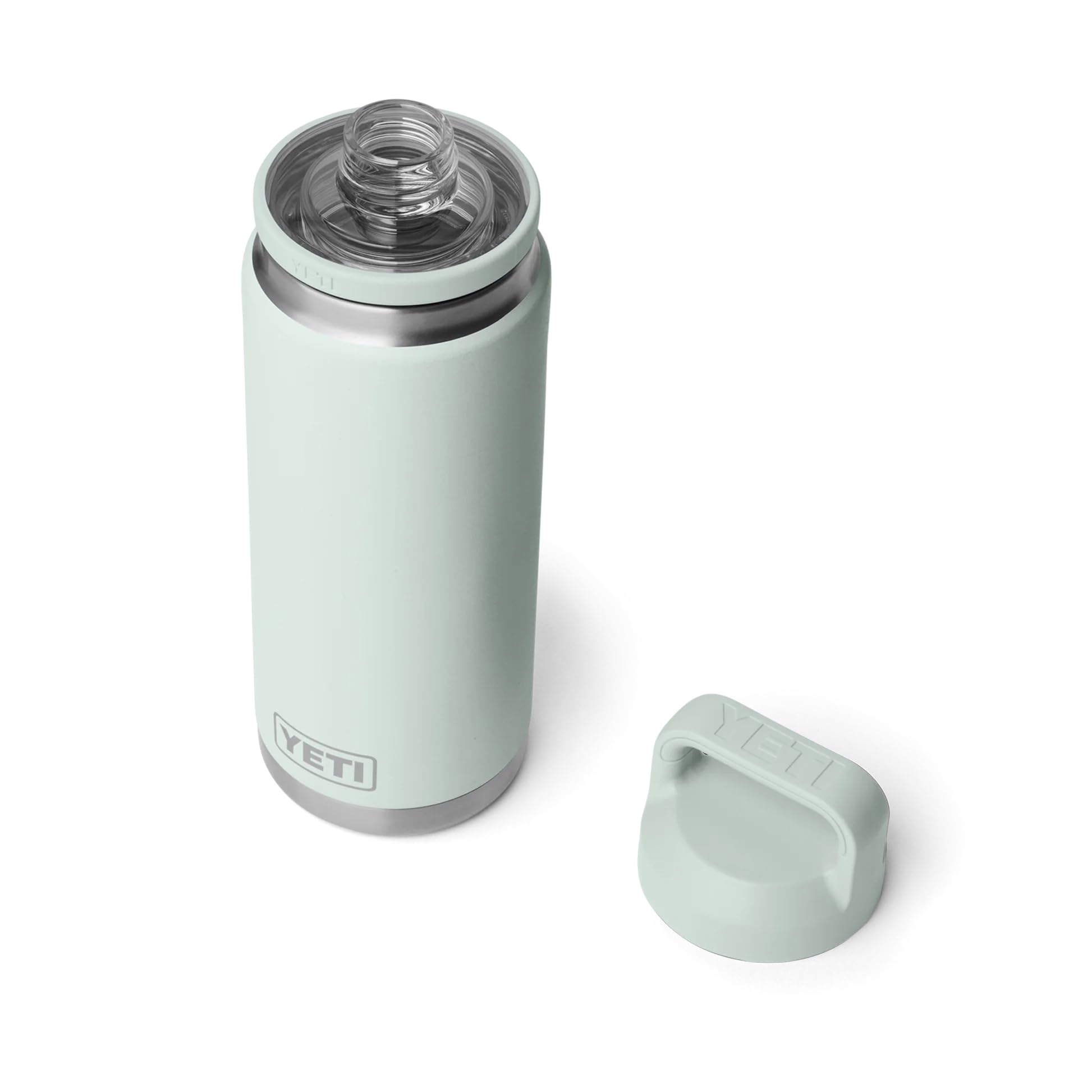 YETI Rambler Bottle Chug, botella de acero inoxidable aislada al vacío con tapa a prueba de fugas, Ridgeline, 769 ml