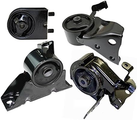 K2081 Engine Motor & Transmission Mount Kit 4pc Compatible with Fits 1999-2003 Mazda Protege 1.8L 2.0L AUTO | A6486 A6481 A6485 A6464