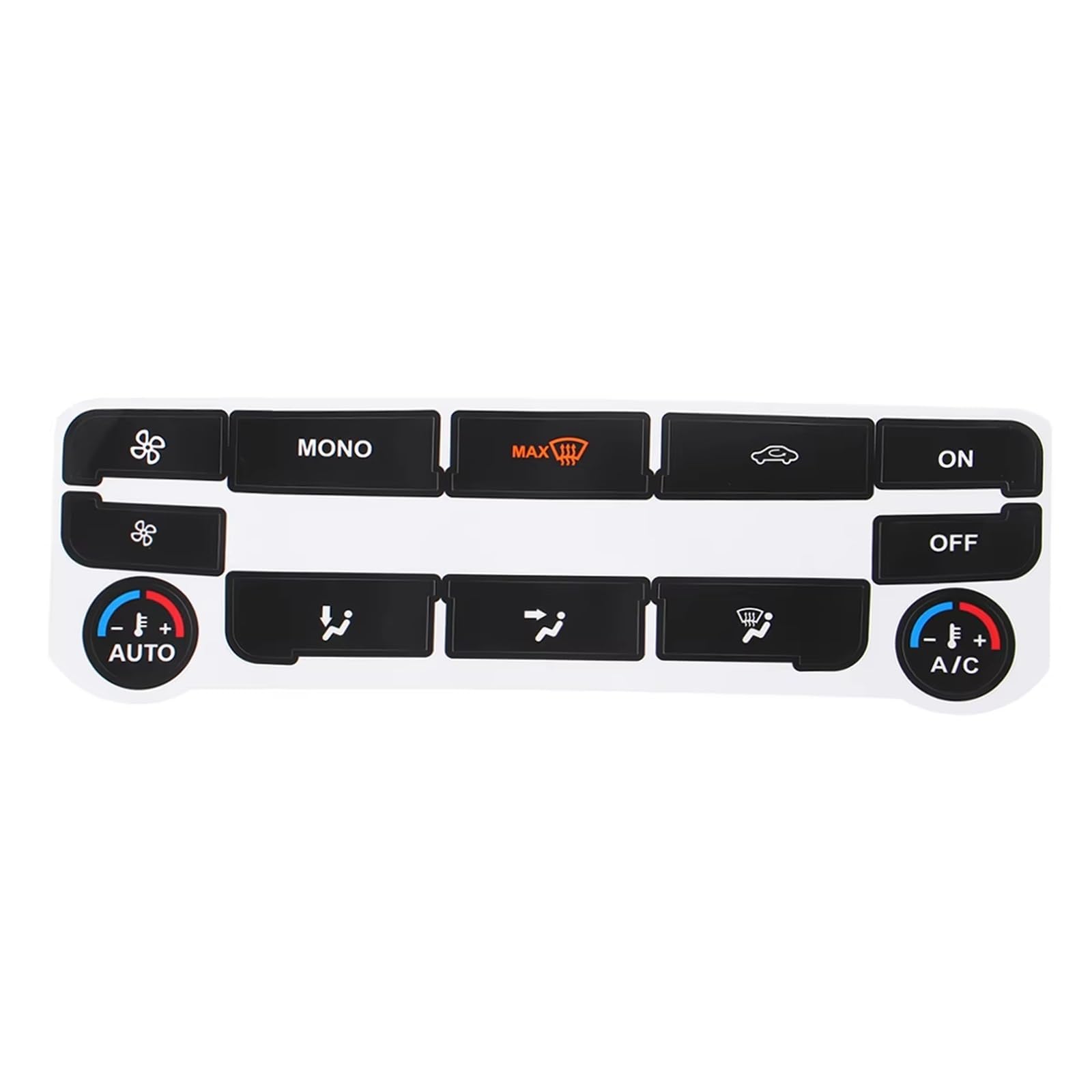 car Switch Stickers Compatible with for Mondeo Button Repair Sticker Car Center Console AC Climate Control Button Repair Decals Stickers
