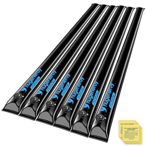Water Bags for Pool Cover Inground - 0.8 mm Thick Single Chamber Water Tubes for Pool Cover Weights...