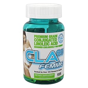 ALLMAX Nutrition Femme CLA80 Femme Premium Grade CLA 1,000 mg 60 Softgels