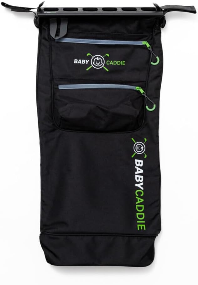 Miniatura 2 de Bolsa de golf para cochecito de bebé, se adapta a un juego completo de palos, se fija a la mayoría de cochecitos, bolsillos para accesorios para