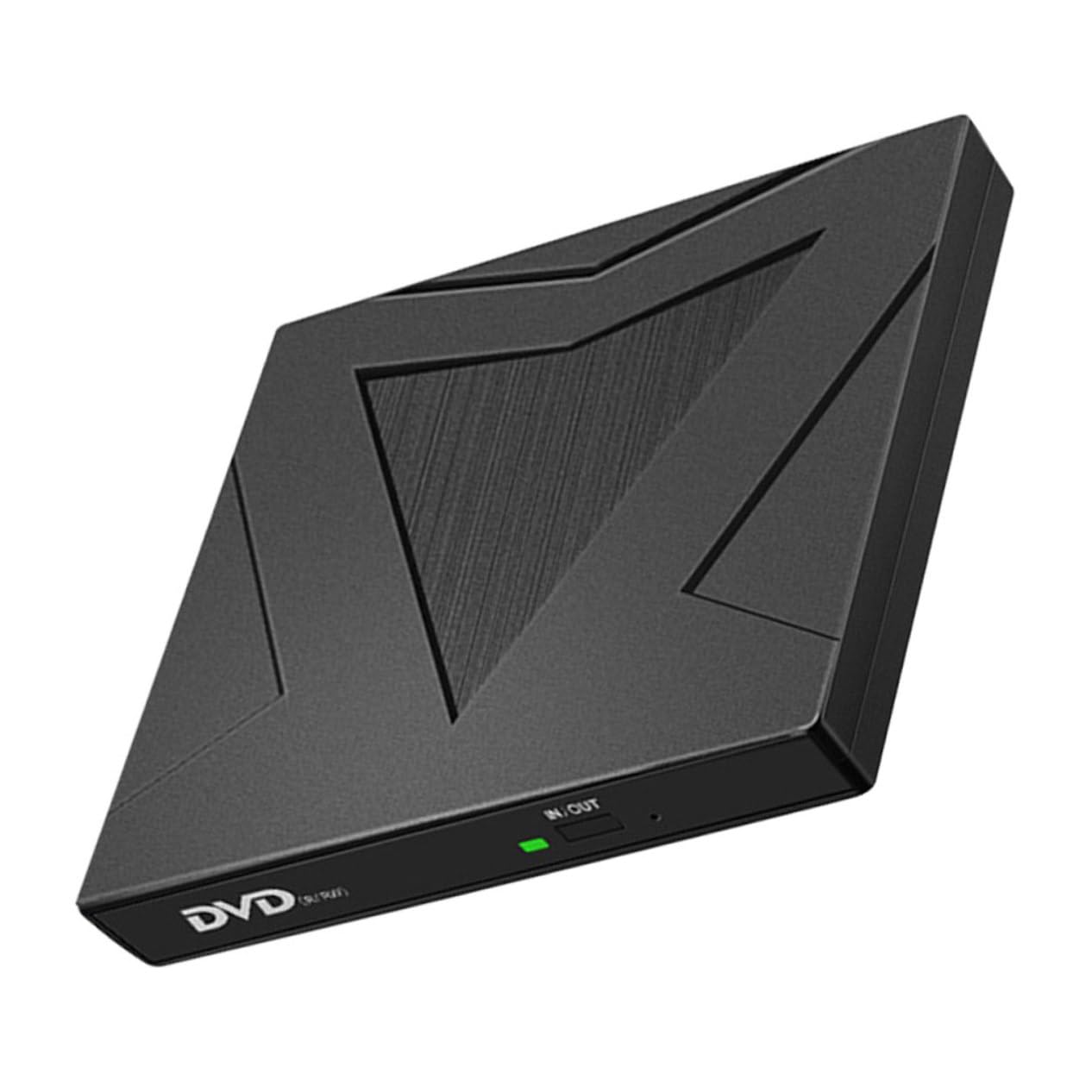 OSALADI Car Rv DVD Player External DVD Drive USB 3.0 Type-c External DVD Drive Compact Portable Player