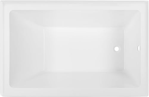 Vista 37 de Swiss Madison Well Made Forever SM-AB540MB Voltaire - Bañera de alcoba con faldón, 60 x 30 pulgadas, negro mate Mate negro