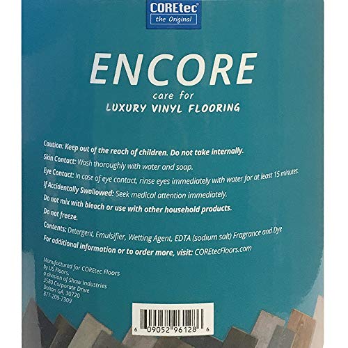 Coretec 03Z77 Floor Cleaner Care For Luxury Vinyl Flooring Ready To Use 1 Gallon Refill thumb #1