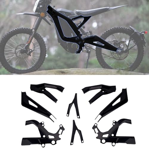URLWALL Body Frame Protective Cover Fit For Sur-Ron Light Bee X Body Frame Protector Guard Sticker E-Bike Accessoires for Sur-Ron (Black)