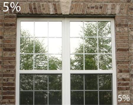 One Way Mirror Film with Nightime Vision 5% VLT (30" Wide) (30" x 7ft) Privacy, Solar Heat Rejecting, UV Protection, Glare Reduction, Window Film