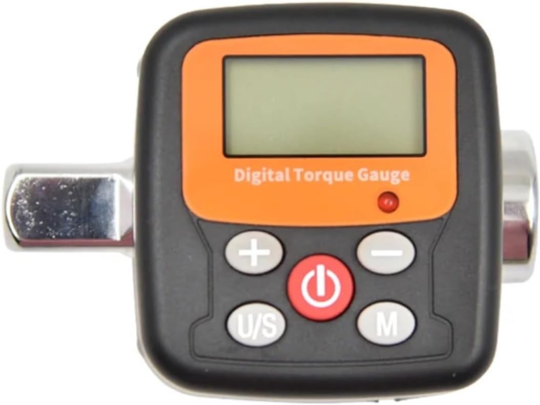 Digital Push-Pull Gauge 6-200 Adjustable Torque Tester ANCG with Torque Adapter Digital Torque Meter Wrench Head Bike Set Car Repair Bicycle Efficient Data Output
