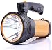 Produktbild LED Taschenlampe 6000 Lumen USB Aufladbar Handscheinwerfermit 6000mAh Powerbank Wasserdicht Led Handscheinwerfer Handlampe Outdoor Wasserfest Super Hell (Golden)