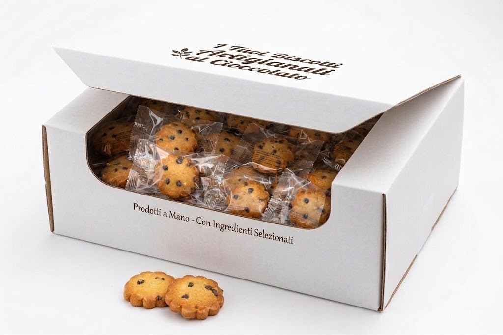 Biscotti cortesia Confezionati Singolarmente per Bar, Ristoranti, Hotel, Uffici confezione da 200 pezzi