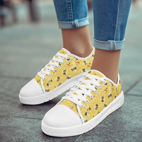 Canvas Shoes for Women Classic Mesh Breathable Lightweight Non-Slip Sneakers Slip On Tennis Walking Shoes US 5.5-13.53