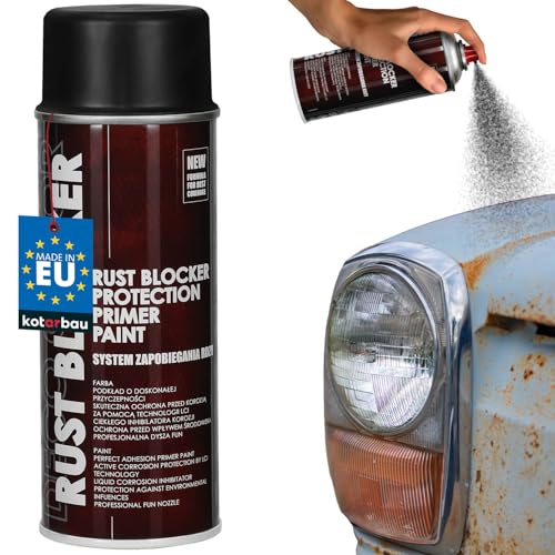 KOTARBAU® Sprühlack Rostschutz für Metall 400 ml Schwarz RAL 9005 Lack Spray Zinkspray Rostschutzfarbe für Gartenzaun Tore Metallfarbe Sprühfarbe Spraydosen Farbspray Sprühdose DIY KOTARBAU® Sprühlack Rostschutz für Metall 400 ml Schwarz RAL 9005 Lack Spray Zinkspray Rostschutzfarbe für Gartenzaun Tore Metallfarbe Sprühfarbe Spraydosen Farbspray Sprühdose DIY