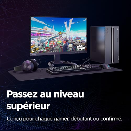 Lenovo LOQ 17IRR9 Ordinateur de Bureau Intel Core i5 14400 RAM SSD NVIDIA GeForce RTX 5060 8GB GDDR7 Windows 11 Home - vue 2