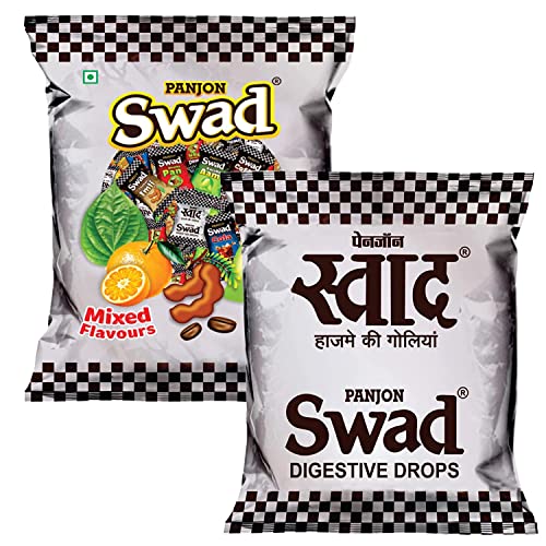 Image of Swad Assorted Chocolate Candy Packs (Original 25X1Pkt & Mixed 25X1Pkt (Pack Of 2, 270 Gram)