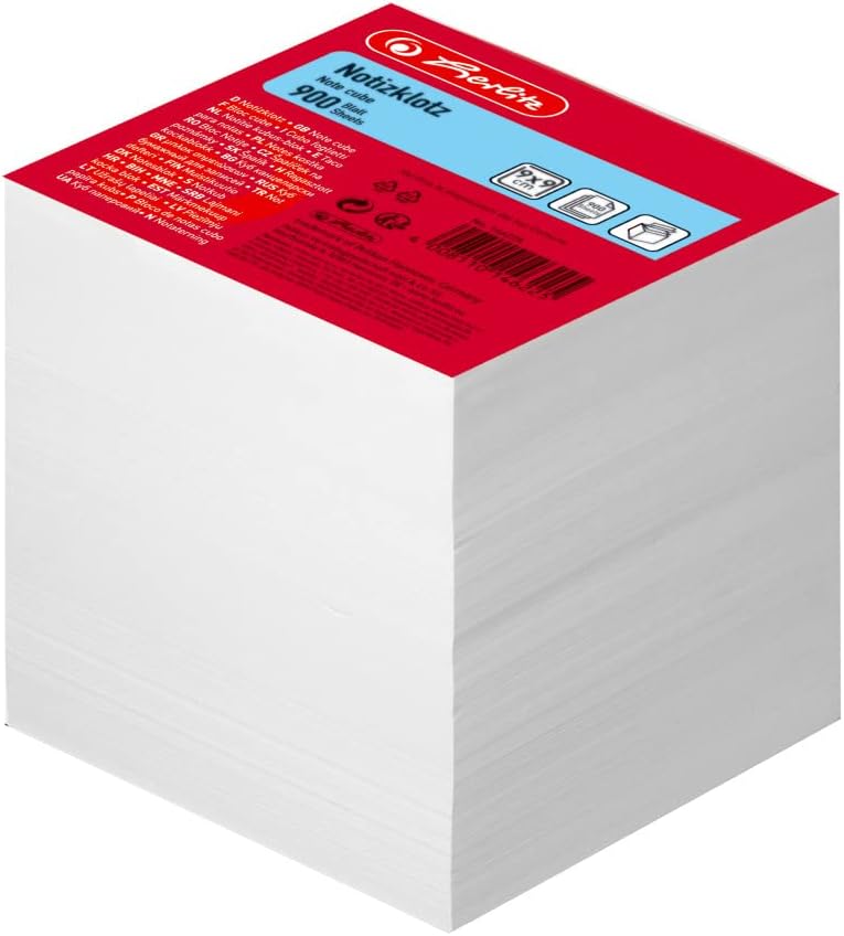 EGLOOH Notizzettel Box Leder - Made In Italy Zettelbox Für Schreibtisch Bordeaux Rot