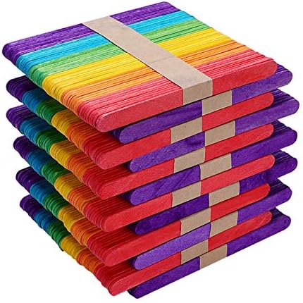 Eisstiele Holz 600 StüCk 114X10X2Mm FüR Basteln & DIY Eis Am Stiel Kinder-image