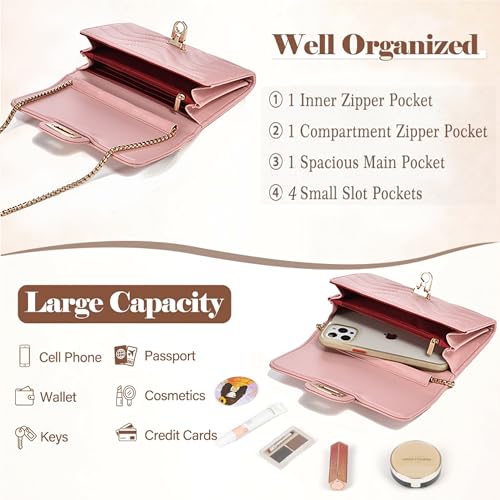 Image of Stylish Small Crossbody Bag for women - Compact Phone Bag & Wallet, Lightweight & Perfect for Work, Travel, or Casual Outings