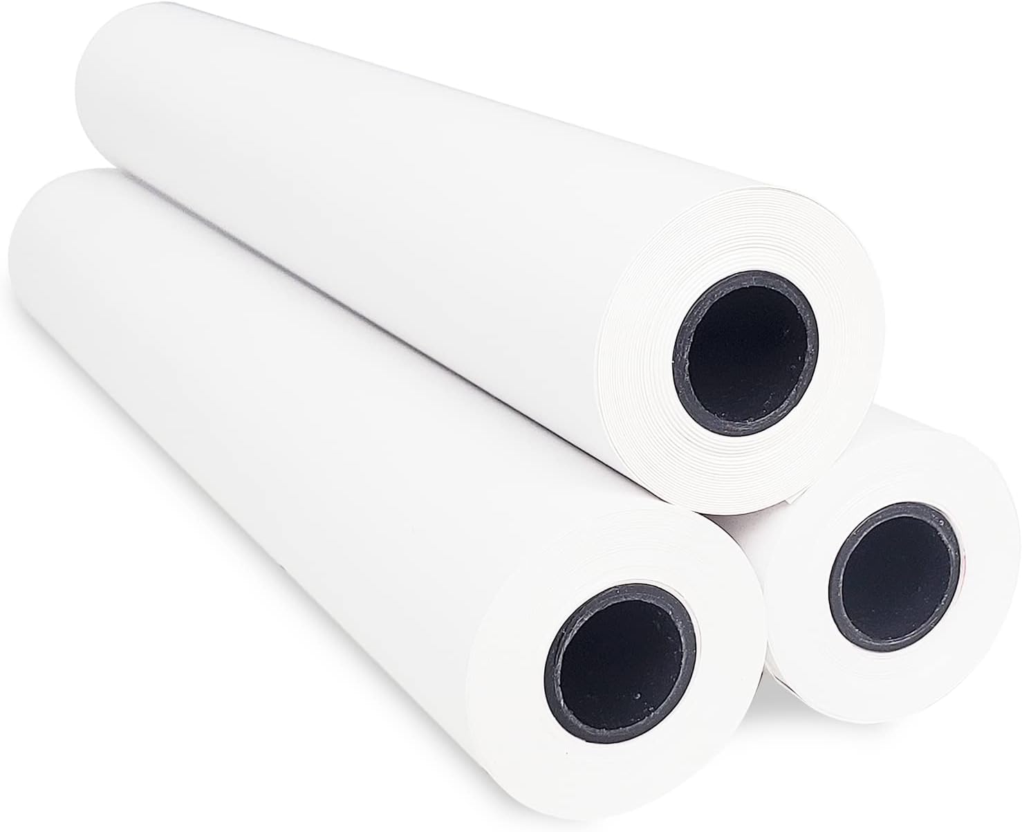 NYEAR A4 Thermal Paper 3 Rolls(210mm/8.27"width/7m long,Φ1.18") for portable printer,Quick-dry thicker brighter and the font is clearer to make the printing quality better,1 roll-24 Sheets
