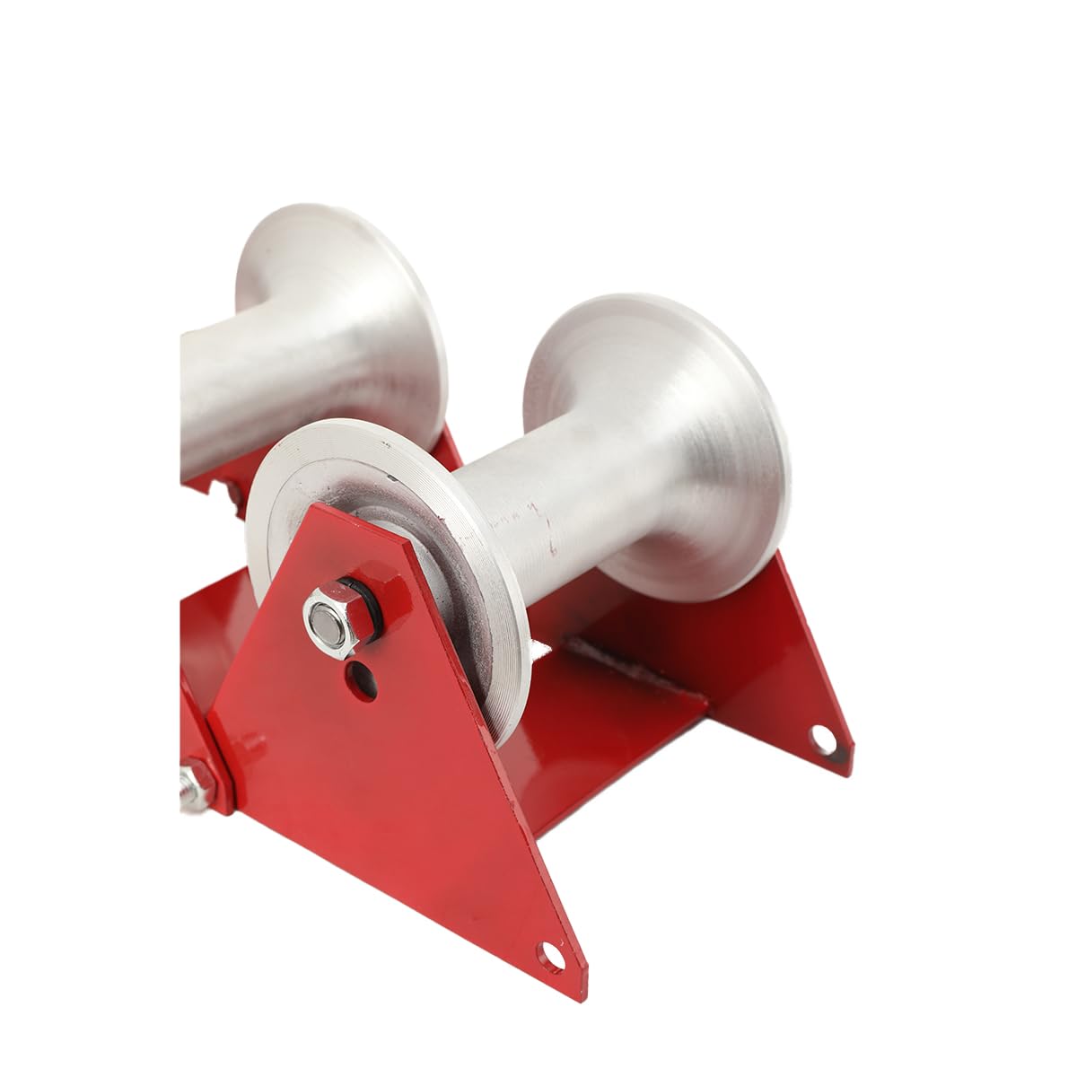 LALABU Umlenkrollen für Seile, Kabelumlenkrolle,3-Gliedrig Rollenrad Lenkrollen, Umlenkrolle Stahlseil, Seilrollen, Seilrolle Kabelabwickelrolle mit Aluminiumfelge