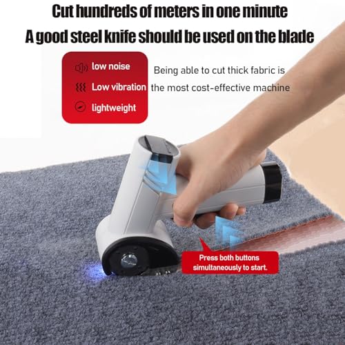Image of Cardboard Cutter 4000mAh Rechargeable, 450RPM 3-Speed Powerful Cordless Electric Scissors, Multi-Purpose Power Box Cutter For Cardboard, Fabric, Plastic & Carpet Cutting Tool(Gray)
