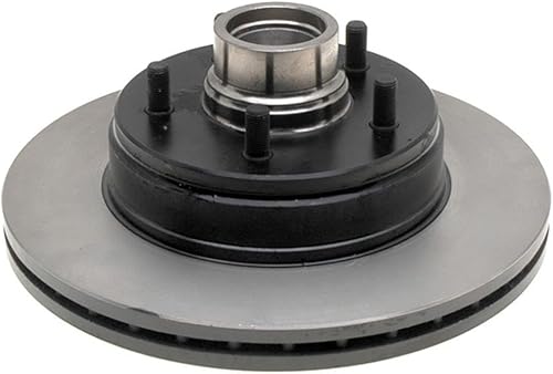 ACDelco Gold 18A417 Black Hat - Rotor de freno de disco delantero y conjunto de cubo