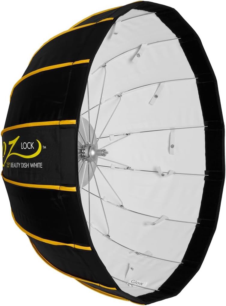 Flashpoint XPLOR 400 Pro TTL Monolight + Glow Collapsible White Beauty Dish 25"