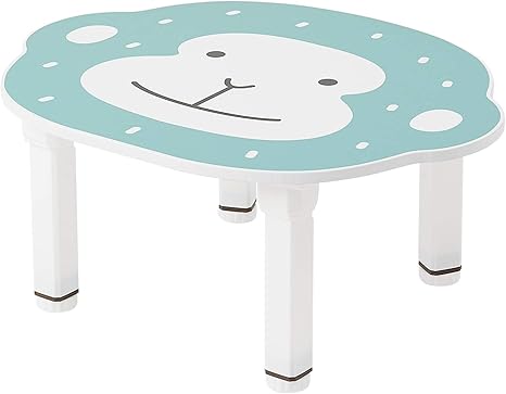 Amazon Co Jp Roomnhome 海外発送 子供の背の高さに合わせての高さ調節可能 E1級のエコ合板使用 色々な動物キャラクターデザインの丈夫な子供用折り畳みテーブル 韓国産 キッズテーブル Monkey ホーム キッチン