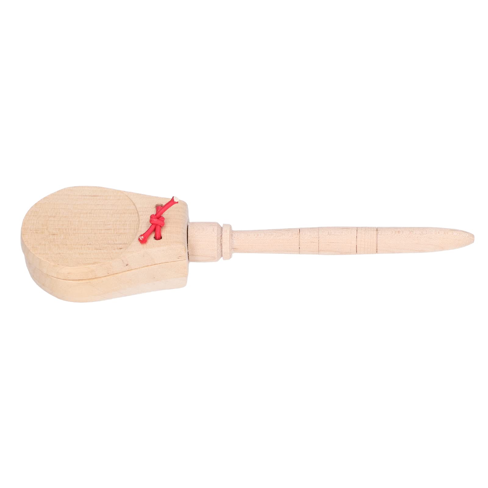 VokersCastanets, Percussion Castanets with Handle Glossy Appearance for Party for Early Education for Outdoor Activities for Kids for Babies