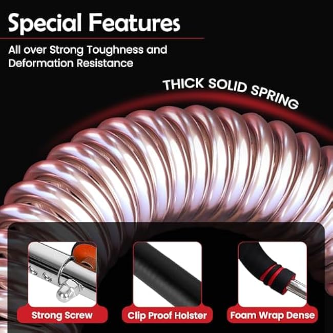 Twister Arm Trainer¨C2 Adjustable Resistance Levels 30-120lb, Arm Trainer for Men & Women with Comfortable Grip, Home Gym Equipment Chest Exerciser for Upper Body Strength, Muscle Building