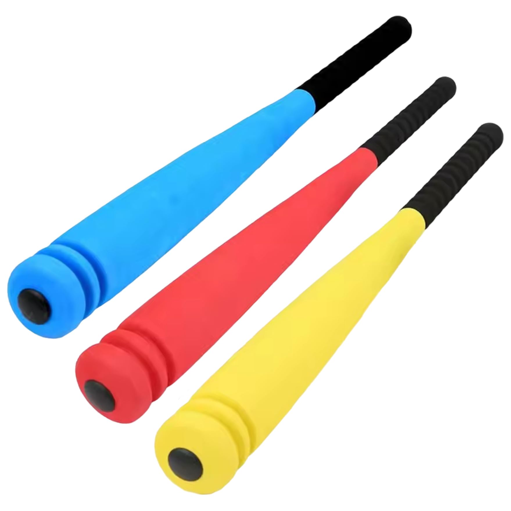 3 Pezzi di Mazza da Baseball per Bambini, Mazza da Baseball in Schiuma Eva da 21 Pollici con Palla per Regalo di Gioco all'aperto