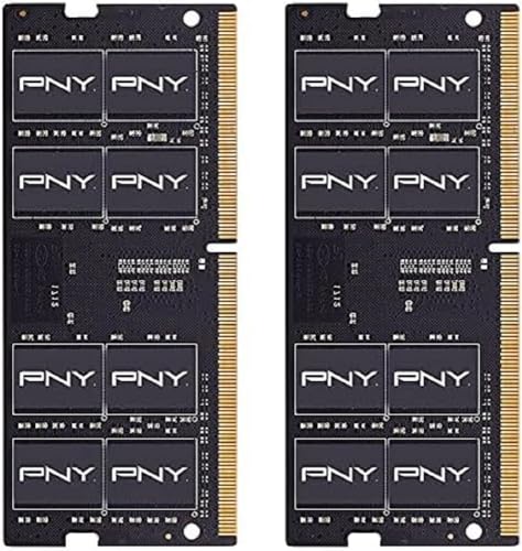 PNY 16GB (2x8GB) パフォーマンス DDR4 2400Hz ノートブックメモリキット - (MN16GK2D42400)