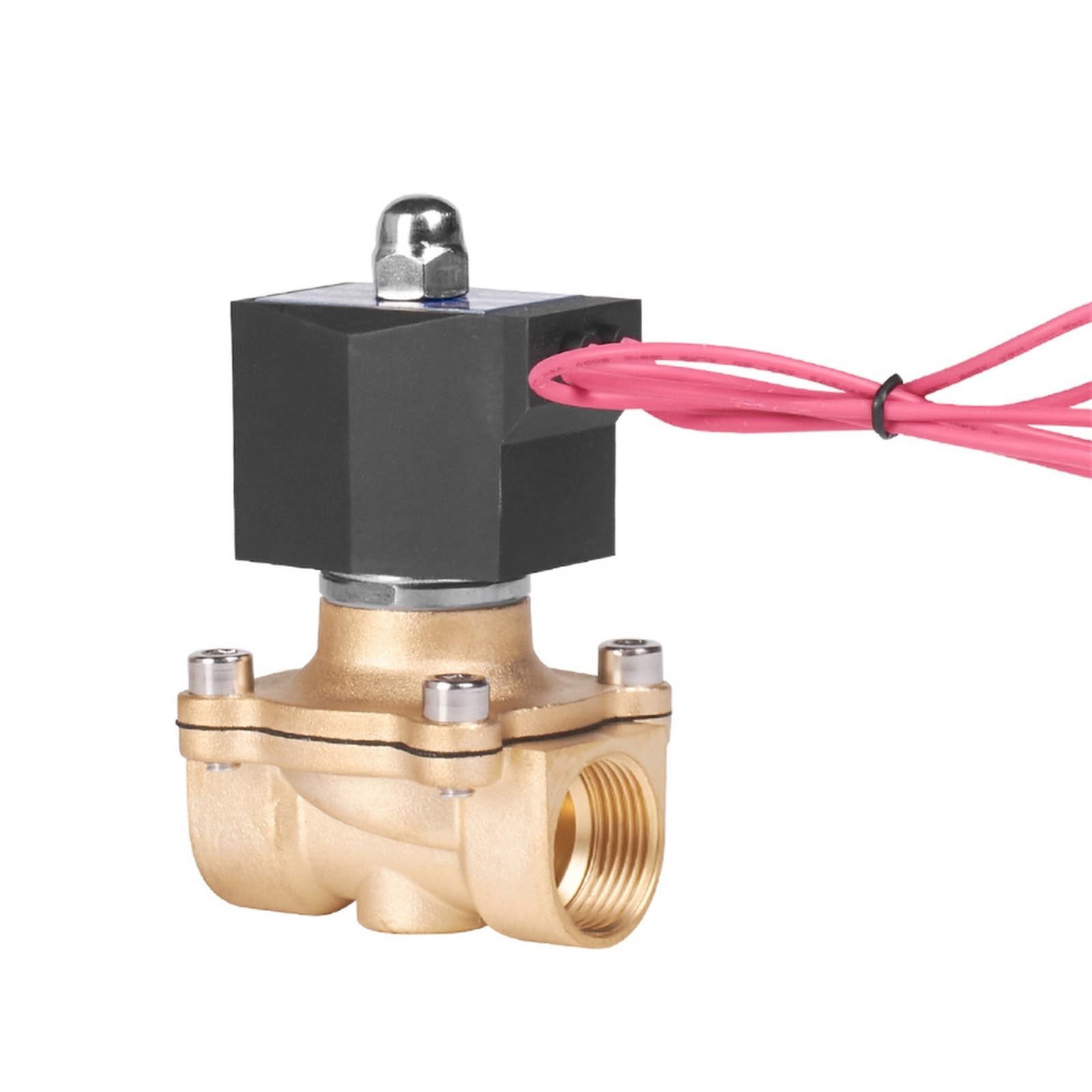 Ieumjnat G-230Vac-Epdm-Seal 3/4" Brass Ip65 Waterproof Solenoid Valve220v 110V 24V 12V Normally Closed Electric Valve For Outdoor Humid Environment(G-230Vac-Epdm-Seal)