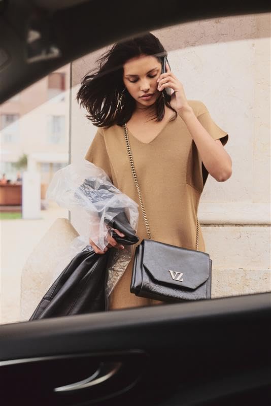 VELEZ Full Grain Leather Handbags for Women Crossbody Bag Designer Shoulder Purse2