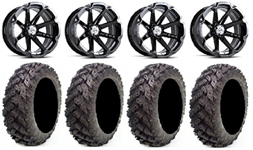 MSA 14" Black Diesel ATV Wheels - Perfect for Off-Road Adventures