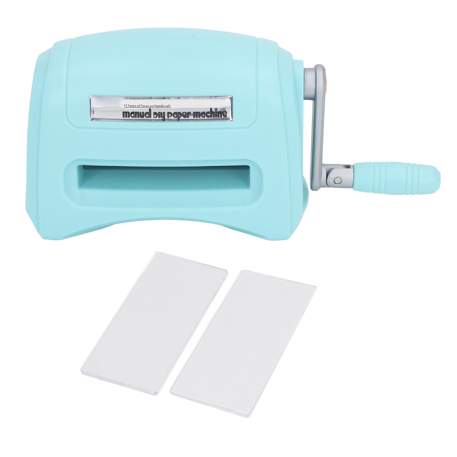 DIY Embossing Machine, Simple Operation Hand Crank Mould Maker Suction System AB Plate Plastic Shell for Paper Crafts