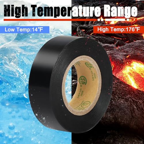 Image of GEYYANG Green Electrical Tape, Professional Grade UL Approved, 4 Pack Multipurpose Electrical Tape for Home Improvement Electrical Equipment, 0.7in X 33ft PVC Electric Insulating Tape