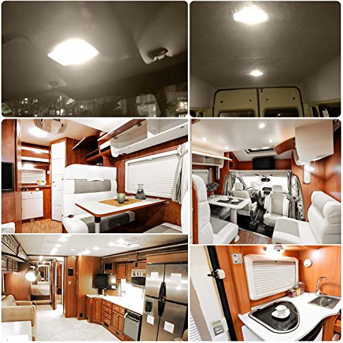 Rvbulbzl 12V Rv Led Lights, 1141 1156 1003 1073 Ba15S 7506 Led Bulbs For Rv Camper Trailer Boat Trunk Interior Indoor Tail Lights, Natural White (20-Packs) #TOP4