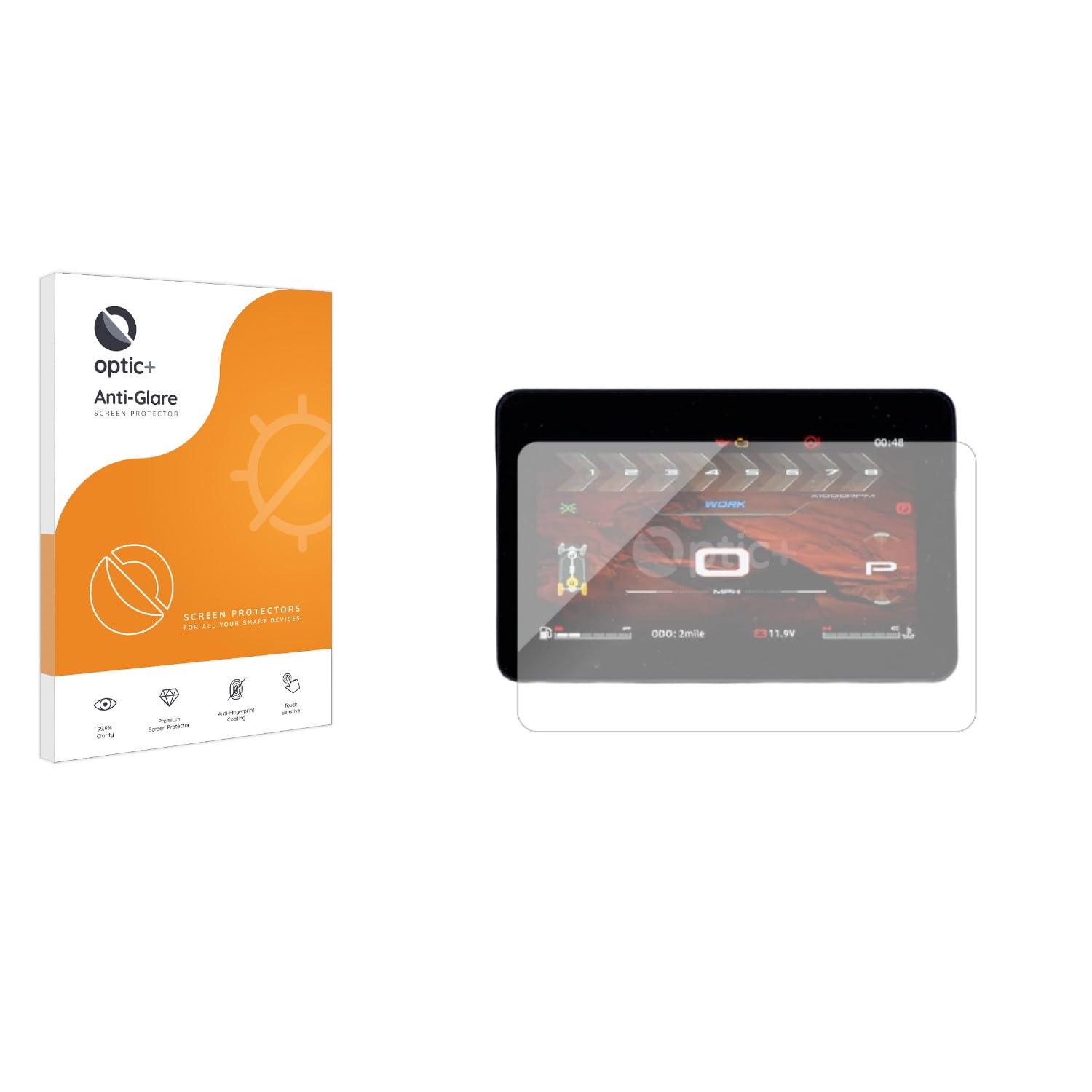 Optic+ Antyodblaskowy ochraniacz ekranu kompatybilny z CFMOTO U10 Pro