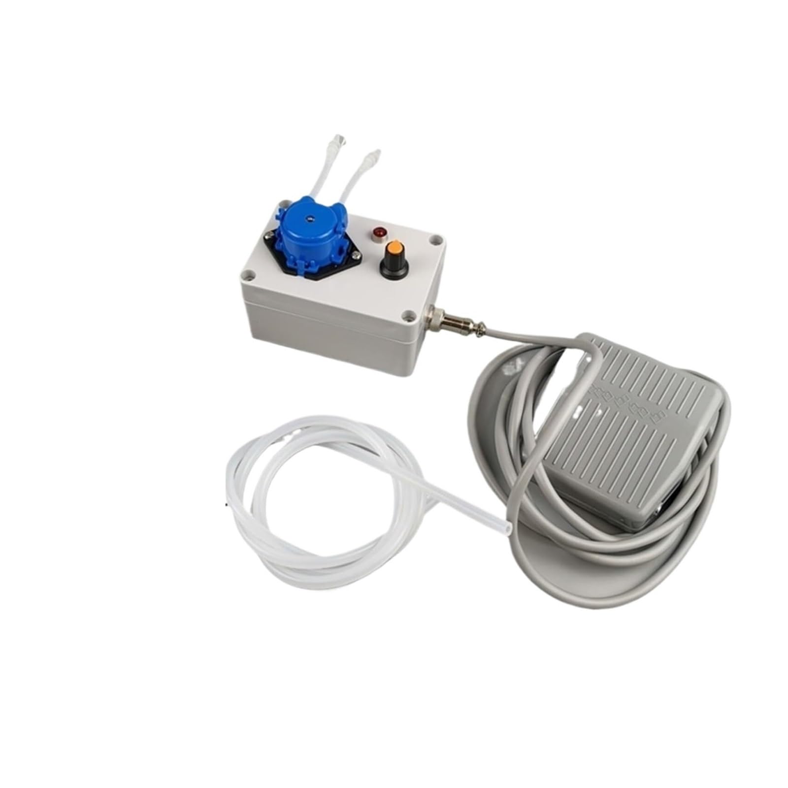 Water Pump, Peristaltic Pump Small Self-Priming Circulating Metering Laboratory Food Grade 10-70ML/Adjustable with Foot Switch,for Water Tap