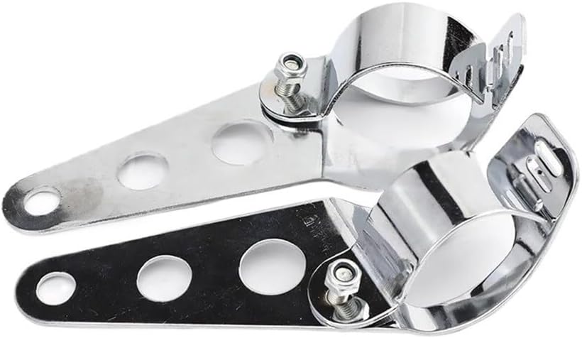 Motorcycle Headlight Bracket Clamp Universal Headlight Side Mount Modified Clamp Brackets Holder For Motorcycle Universal Motorbike Headlight Bracket